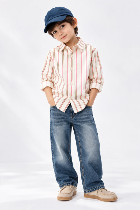 Biscotti Stripe Shirt