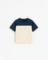 Midnight Cream Block Tee