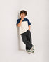 Midnight Cream Block Tee