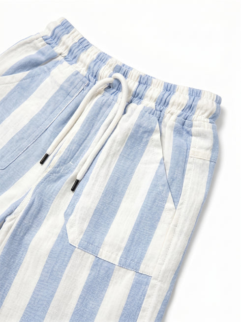 Sky Blue Muslin Shorts