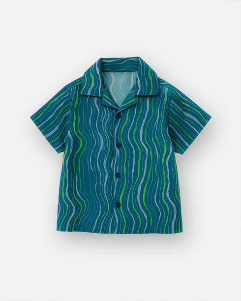 3-PACK CUBAN-COLLAR COTTON SHIRTS