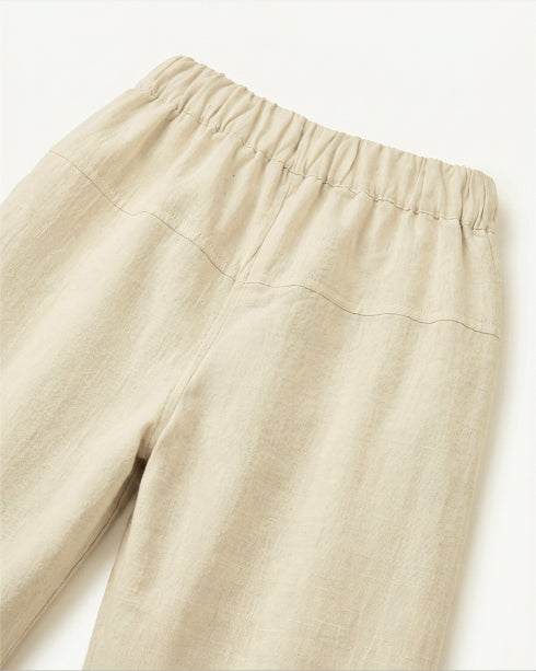 Linen-Blend Trousers