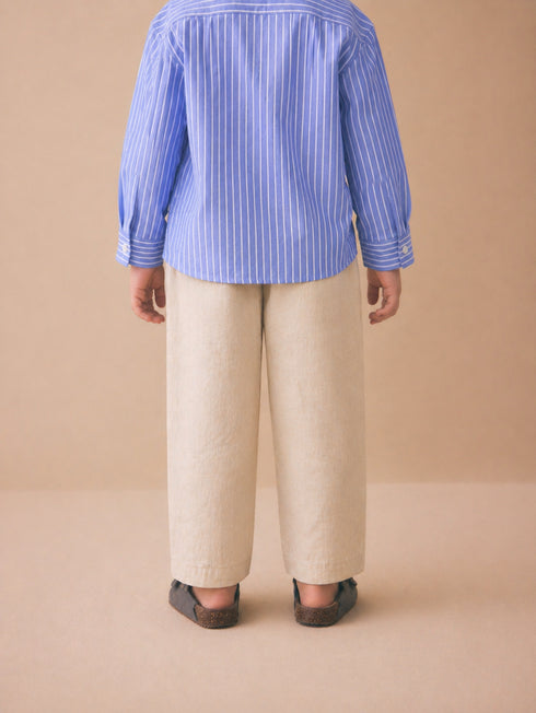 Linen-Blend Trousers