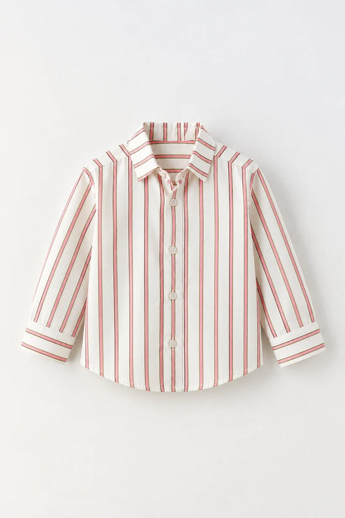 2-Pack: Sunbeam Stripe + Biscotti Stripe Shirts