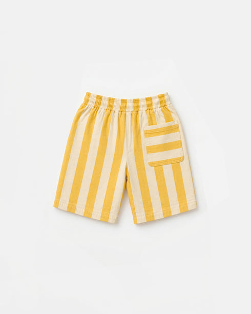Sun-Stripe Muslin Shorts