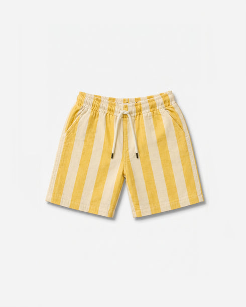 Sun-Stripe Muslin Shorts